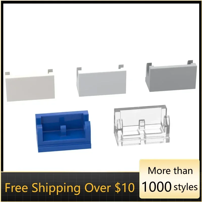 Kit de blocs de construction pour enfants, module haut, assemblage Paremploy3937, 1x2, partie urgence, jouets de bricolage pour enfants, cadeaux d'anniversaire, 10 pièces