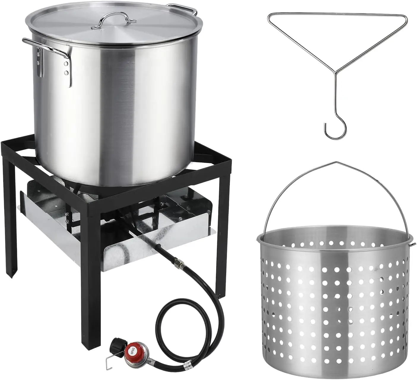 Turkey Fryer with 150,  Seafood  Boiler Steamer & Deep Fryer with Basket