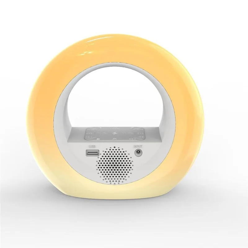 ABBN-Sunrise Alarm Clock Wake Up Light Clock With Night Light Desk Clock For Heavy Sleepers Bedroom Sleep Aid