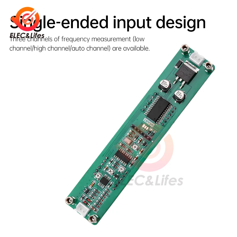 Imagem -05 - Signal Frequency Counter com Display Led Cymeter Digital Medidor Tester Vermelho Verde Azul 01 a 60mhz dc 8v15v 20mhz2400mhz rf
