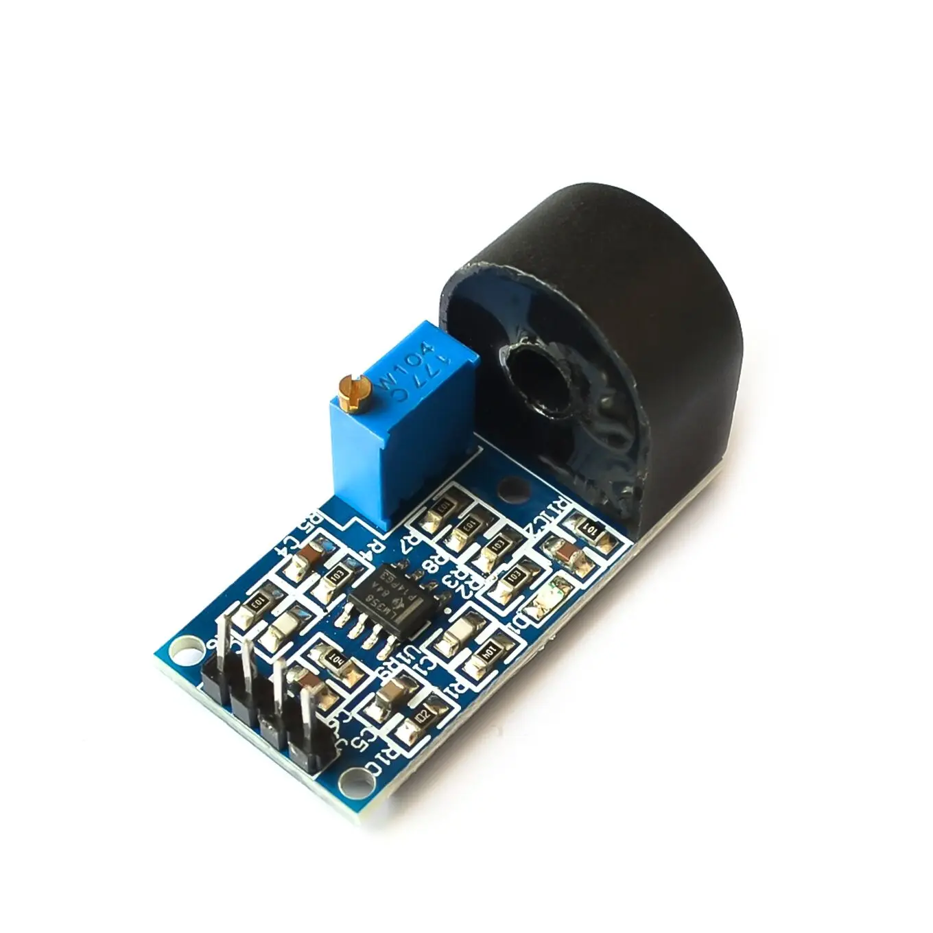 Módulo transformador de corriente Micro de precisión integrada, salida activa de CA monofásica de rango 5A, Sensor de corriente para Arduino