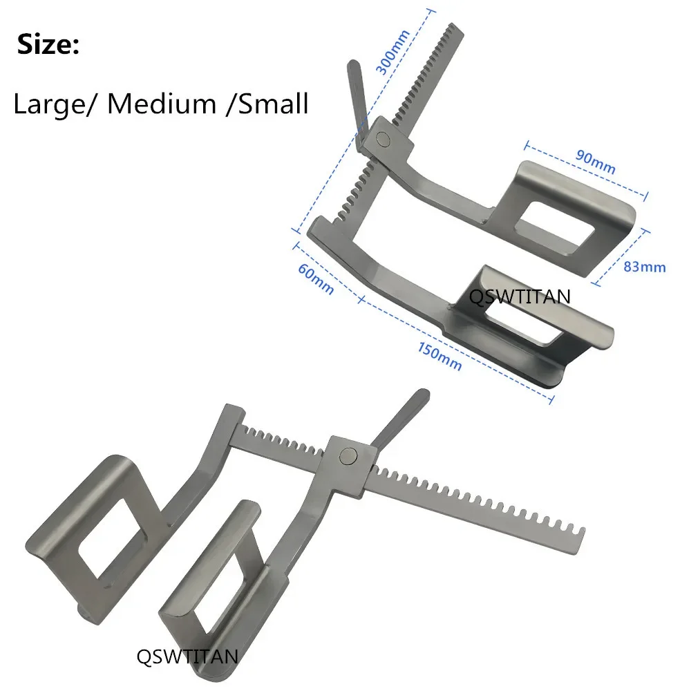 Orthopedic Rib Retractor Rib Manual Distractor Orthopedic Surgical Instruments Stainless Steel Autoclaveable
