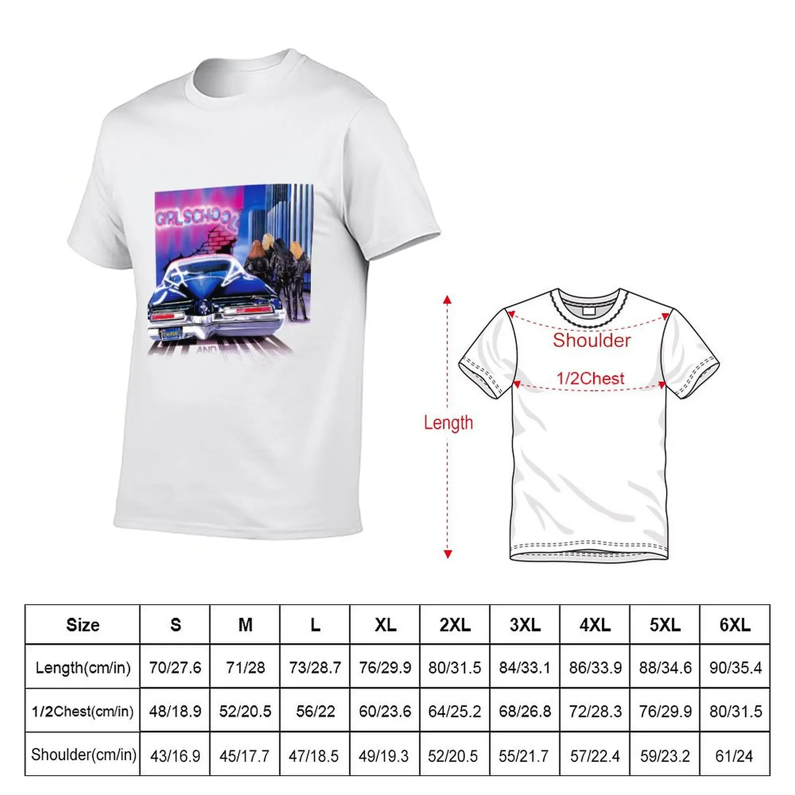 Girlschool T-Shirt t shirt man designer anime t shirts for man T-Shirt