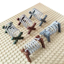 Building Block MOC Part The Road Barricades Military Accessories Obstacles War Scene Construction  Compatible with Lego Part