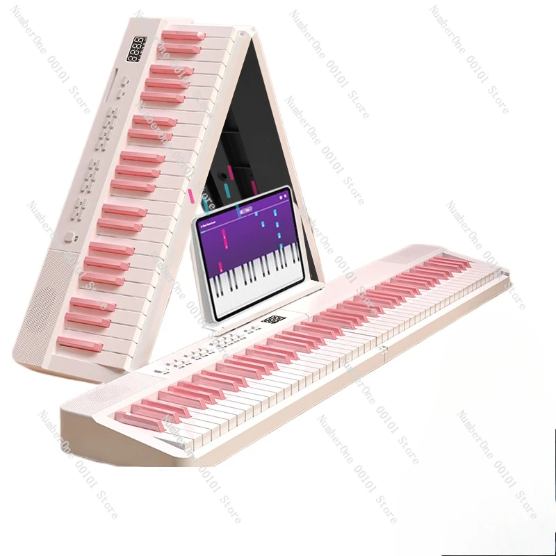 

88-Key Folding Electronic Piano Portable Beginner Introductory Professional Grade Exam Adult Hand-Rolled Keyboard Home Piano