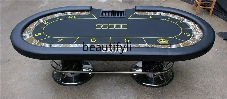 

Poker Table Imitation Marbling Runway Factory Custom Poker Table