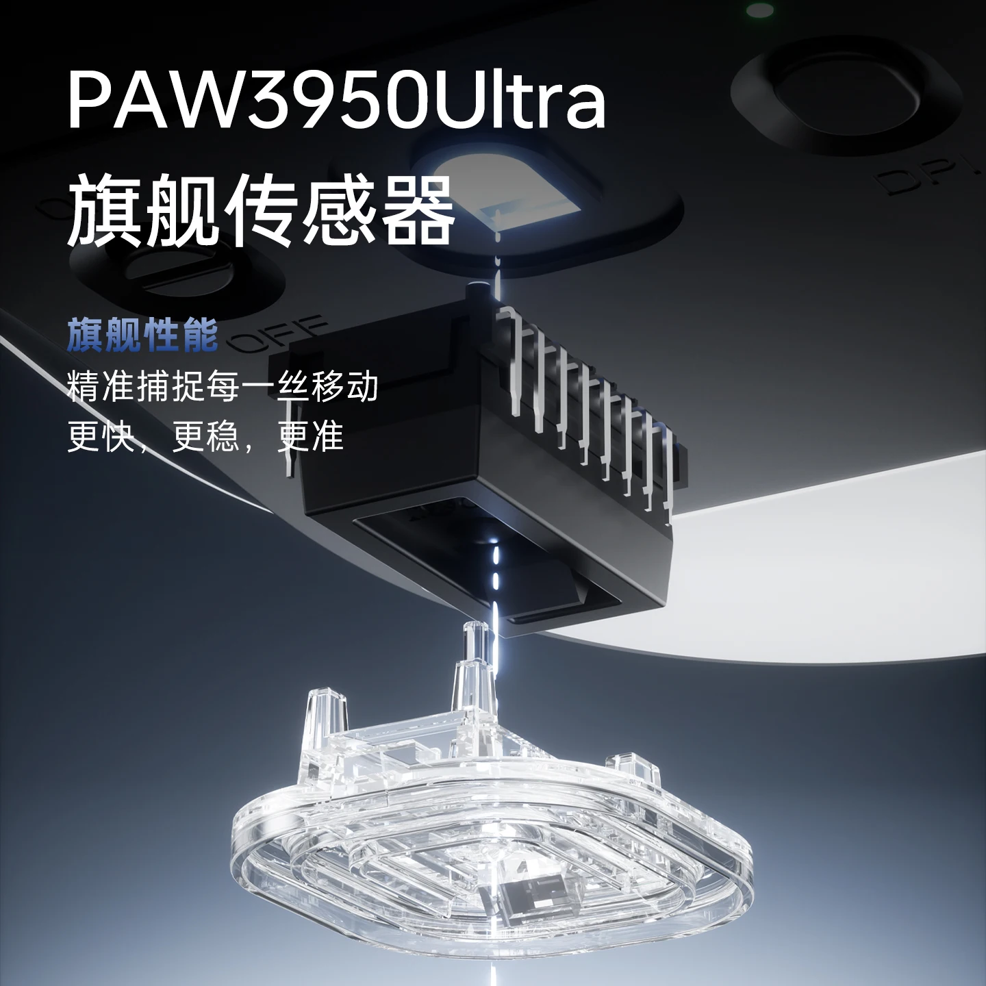 ماوس لاسلكي للألعاب مريح لليد اليمنى ATK Dragonfly Y9 مزدوج 8K ذاتي التطوير بعمر بطارية طويل ماوس رئيسي