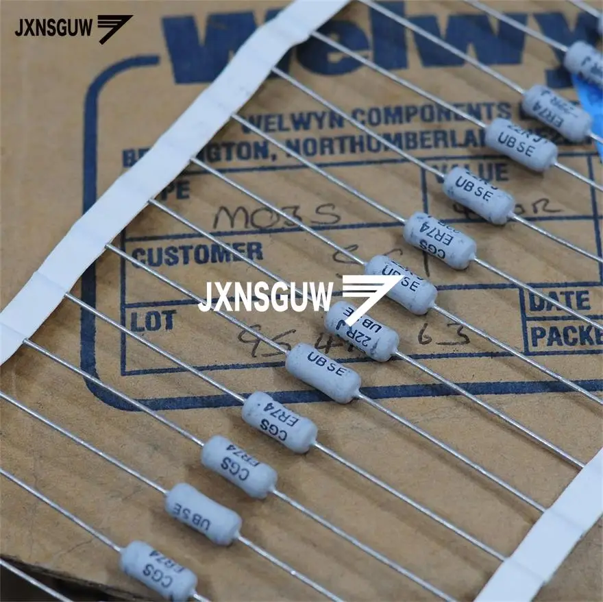 

20PCS NEW welwyn CGS 5% 2W22R 2W1R 2W2.2R 2W330R 5x10.5MM Wire wound resistor 2W 2.2R 22R 1R 330R free shipping