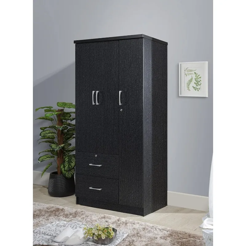 Armários de quarto Hodedah, 21"P x 36"L x 72"H