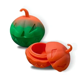 Nonstick Pumpkin Jar Silicone Container Bottle 3ml Oil Wax Case Storage Box Face Case Cosmetic