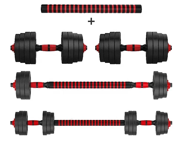 Adjustable Dumbbell Set with Round Paint, Weight Lifting, Cheap Barbell, Sale, 20kg, Hot Sale