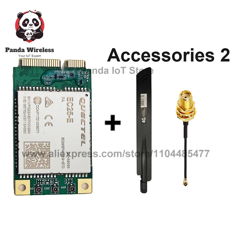 Quectel EC25 Series EC25-E/EC25-EU/EC25-A/EC25-AF/EC25-AFXD/EC25-AUX/EC25-EC/EC25-G/EC25-AFX/EC25-EUX  LTE Mini PCIE with kits