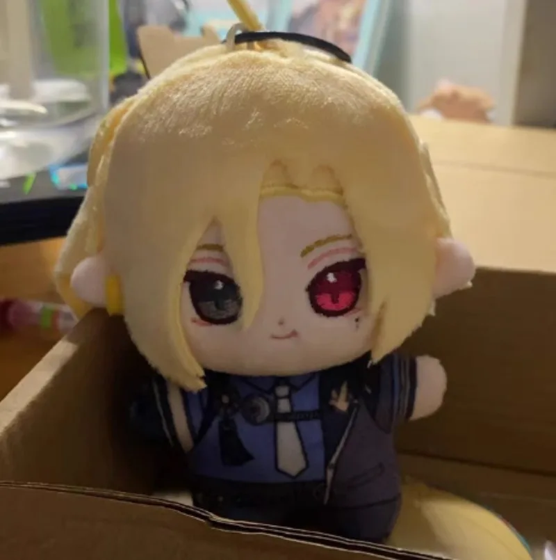 

Фаршированная 10 см Zenless Zone Zero Hugo Vlad Von Lycaon Asaba Harumasa кукла плюшевая игрушка подарок на день рождения или милый рюкзак с орнаментом