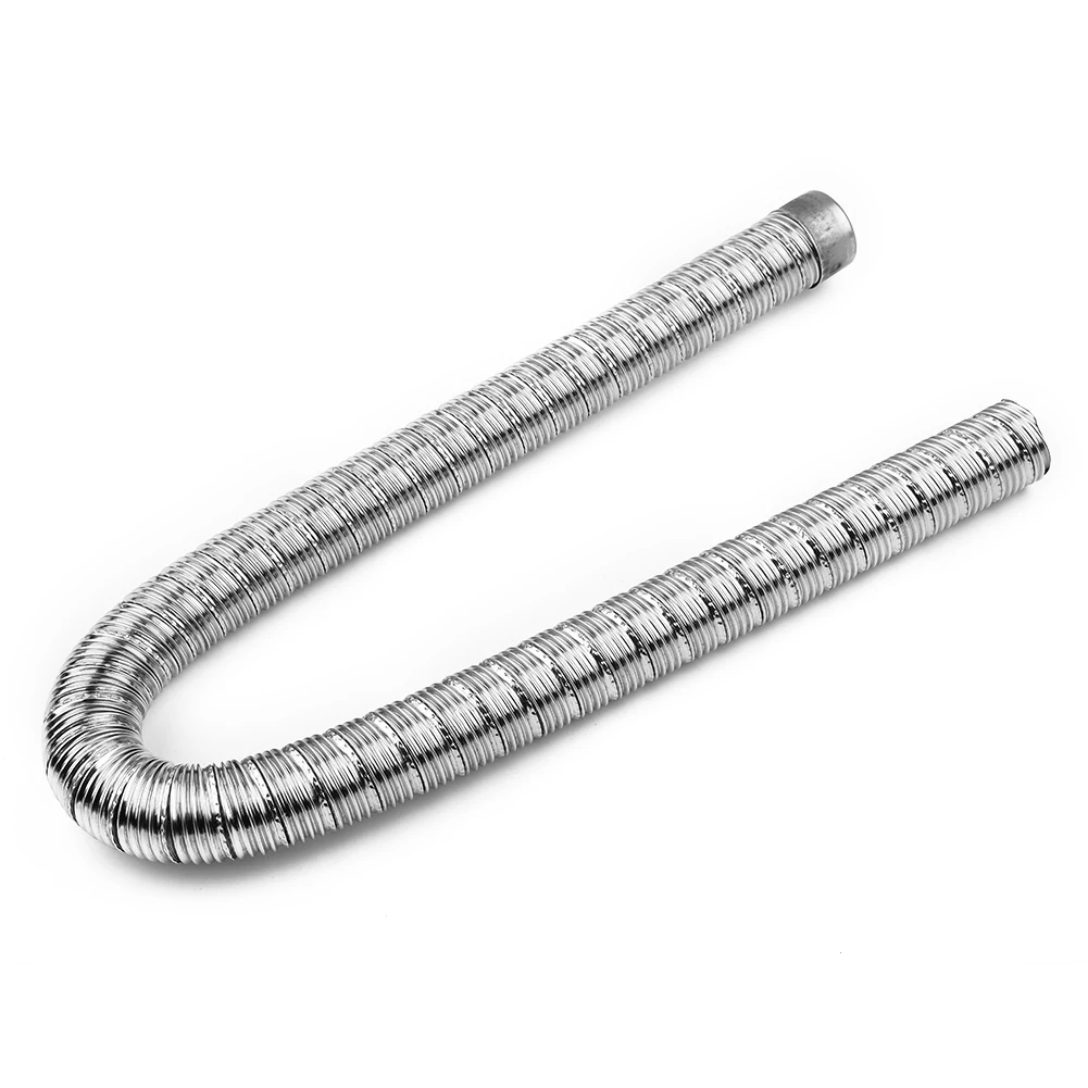 60cm Exhaust Hose Pipe Tube Air Diesel Parking Heater Stainless Steel Exhaust Pipe For Eberspacher For Webasto 22mm Accessories