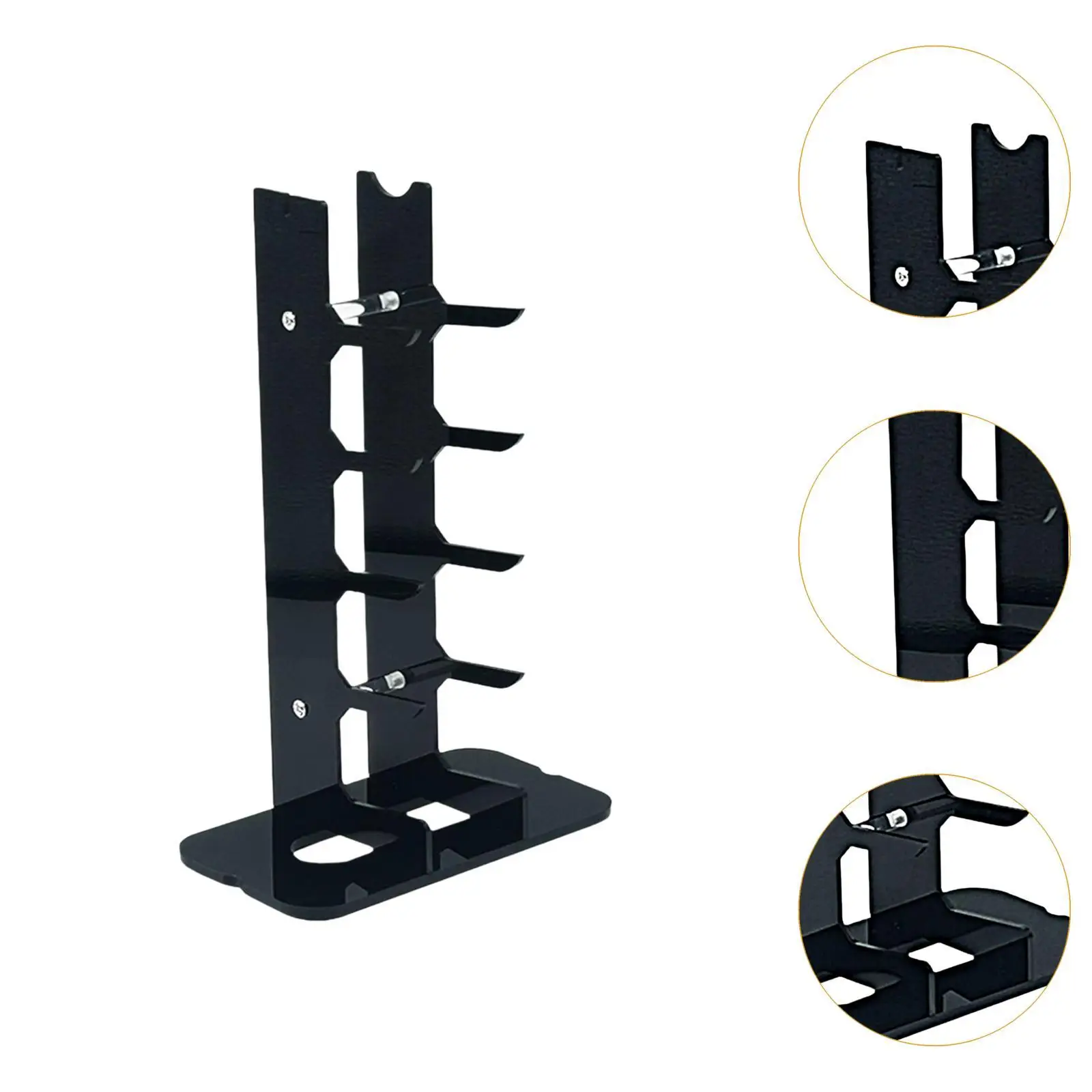 Wall Mounted Acrylic Knife Display Stand Rack for Pocket Knives Kitchen Knife Storage and Organization