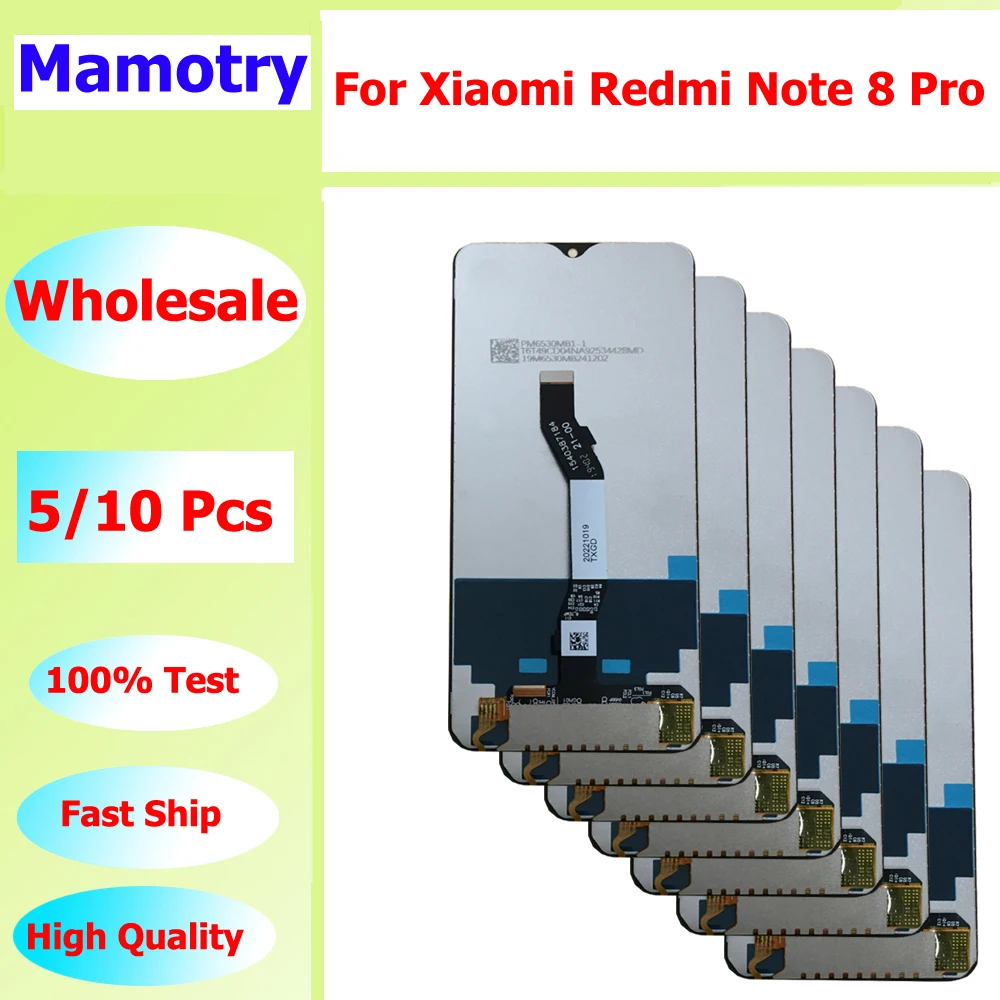 Wholesale 5/10 pieces / Lot Original-self-weld For Xiaomi Redmi Note 8 Pro Screen Lcd Display With Touch Assembly