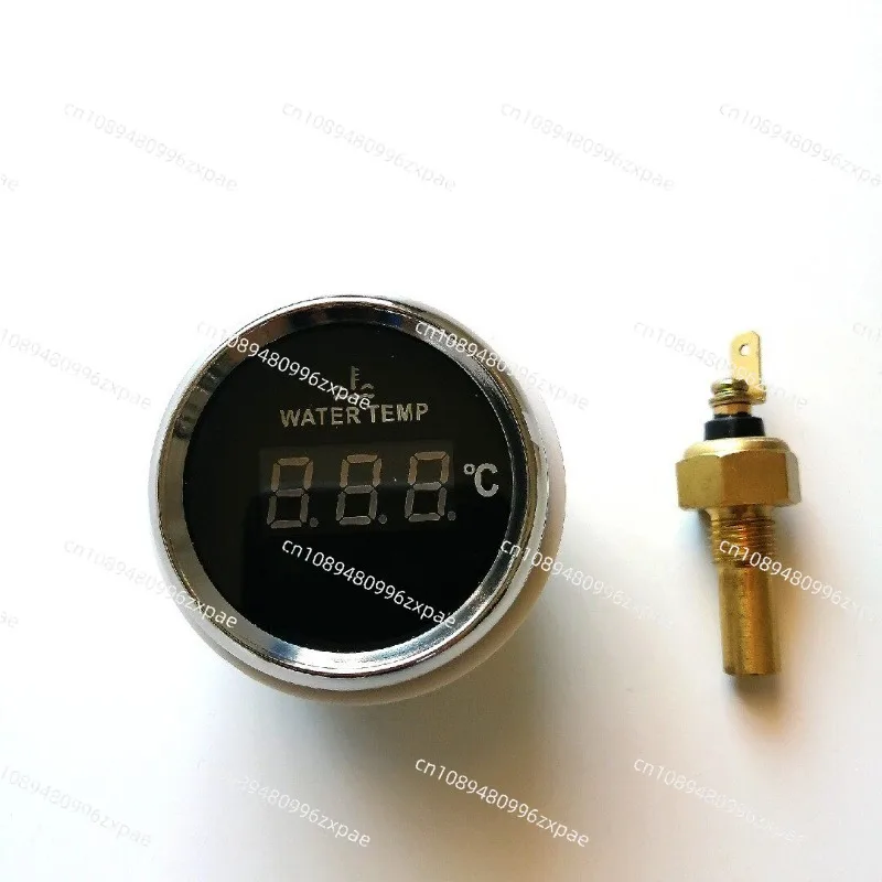 Automobile Excavator Construction Machinery Vehicle Water Temperature Meter Diesel Engine LCD Digital Display Instrument