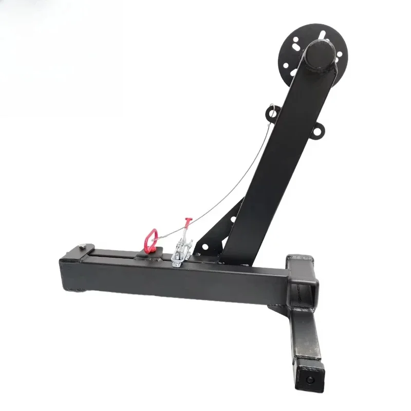 PremiumWholesale high quality heavy duty off-road adjustable spare tire frame carbon steel hook type car bracket