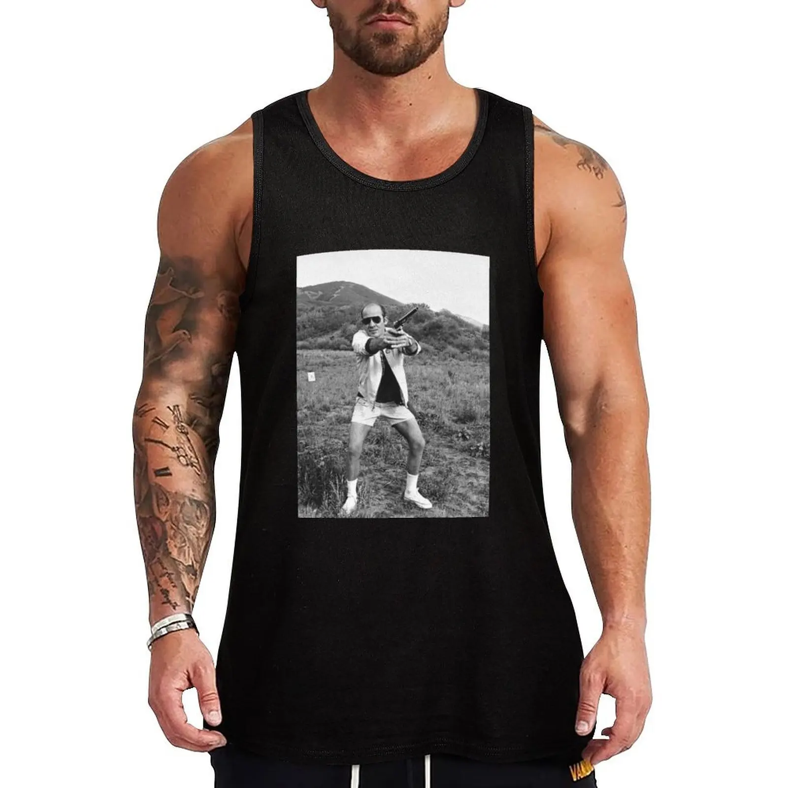 Hunter S. Thompson Tank Top Anti Shrink Tank Top Durable Casual Sleeveless Shirt