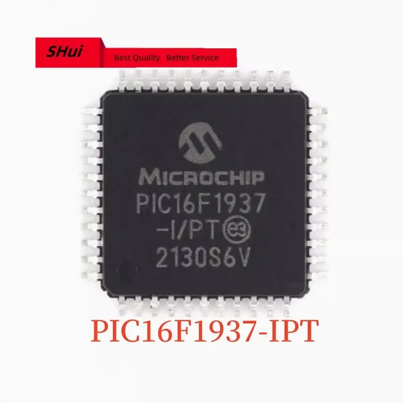 

10PCS PIC16F1937-I/PT PIC16F1937 -I/PT TQFP-44 8-Bit Microcontroller Chip