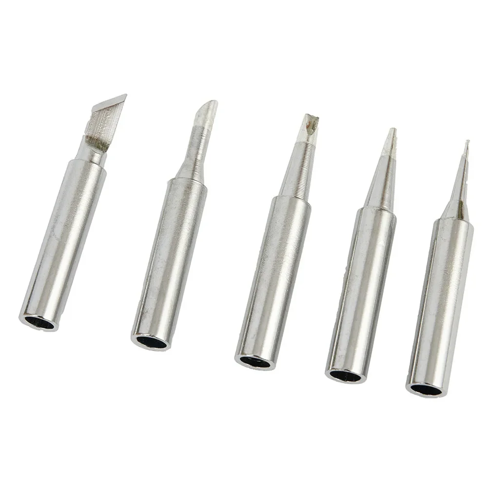Soldering Iron Tips Complete 6pcs 900M T Soldering Iron Tips &Handle Set Perfect for Various Soldering Applications!