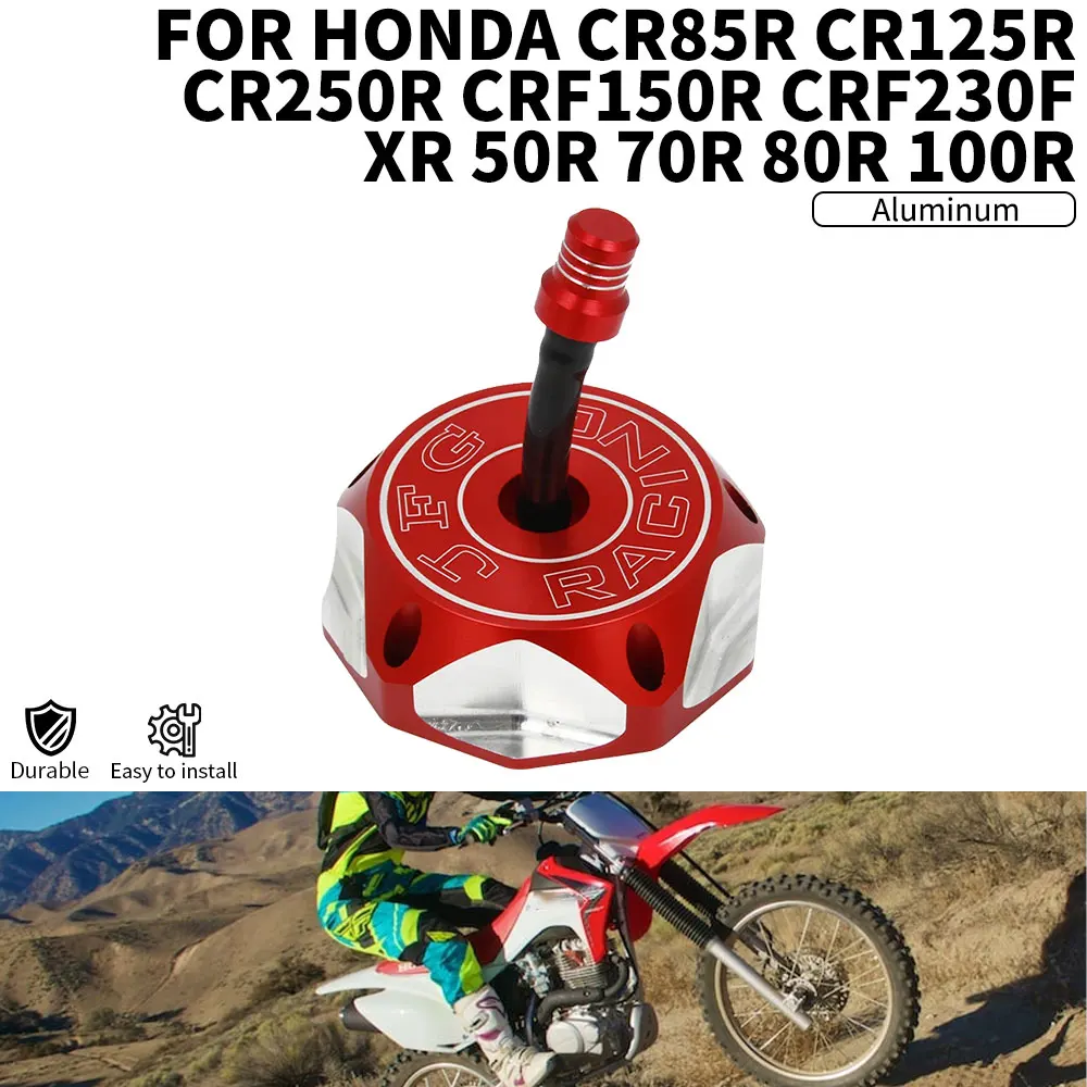 Motorräder CNC Gas Tankdeckel Kappe Für HONDA CR85R CR125R CR250R CRF150R CRF230F XR 50R 70R 80R 100R Langlebig