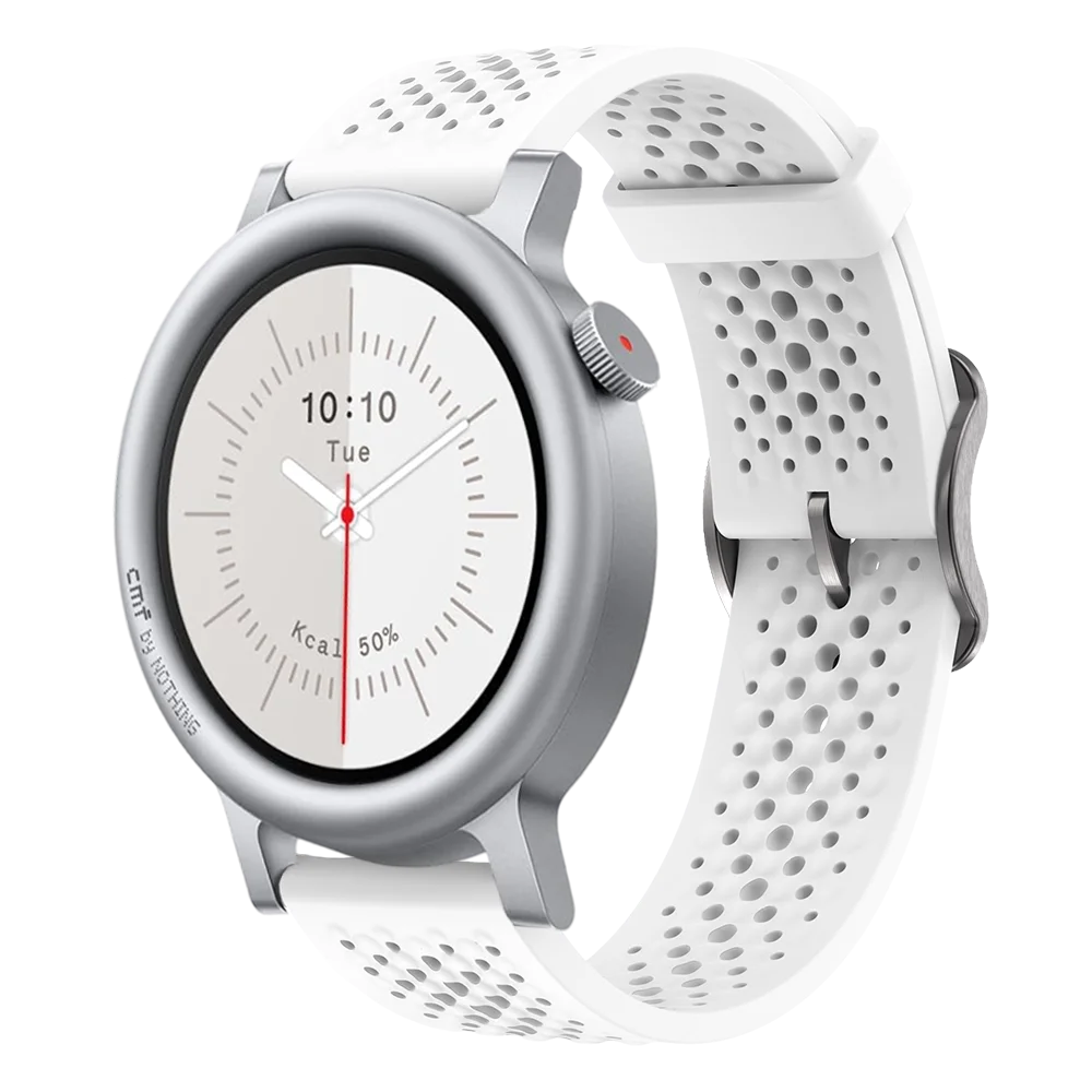 Correa deportiva transpirable de 22mm para CMF Watch 3 Pro, pulsera de silicona suave para CMF By Nothing Watch Pro 2, Correa de reloj inteligente