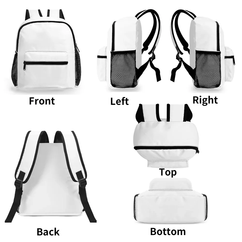 Customized Photo Pattern Logo Backpack Double-Shoulder Backpack Large-Capacity Handbag Commuting Portable Backpack