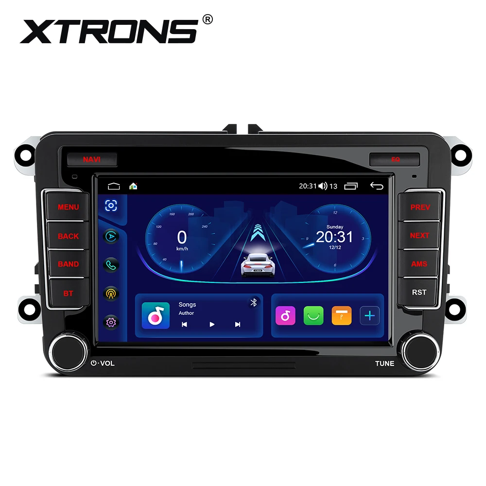 XTRONS Autoradio Android 14 da 7'' Octa Core 4+64GB per Volkswagen/SEAT/SKODA, Schermo Touch, Stereo Auto con CarPlay Integrato, AA, 4G LTE