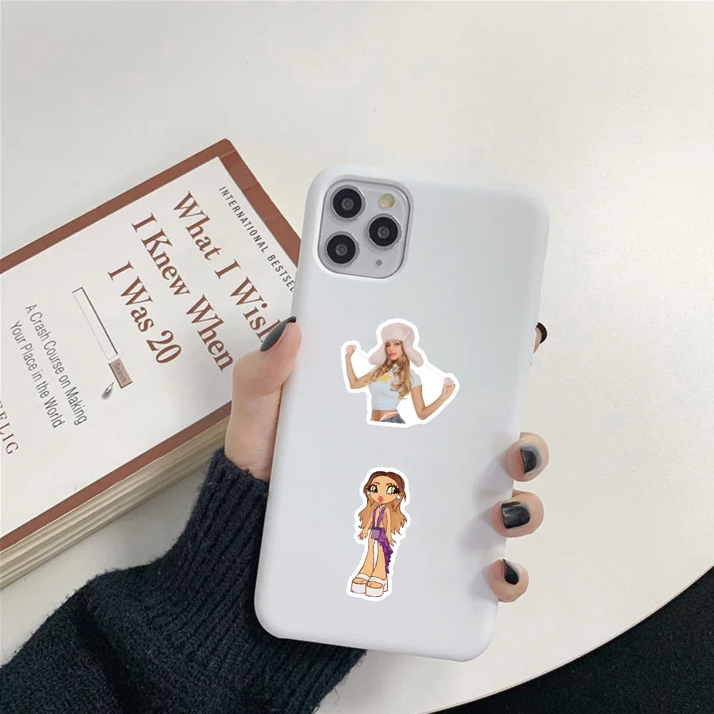 50 ชิ้นเอมิเลีย ซิงเกอร์ DIY โน๊ตบุ๊คสร้างสรรค์ตกแต่งสติกเกอร์กันน้ำ