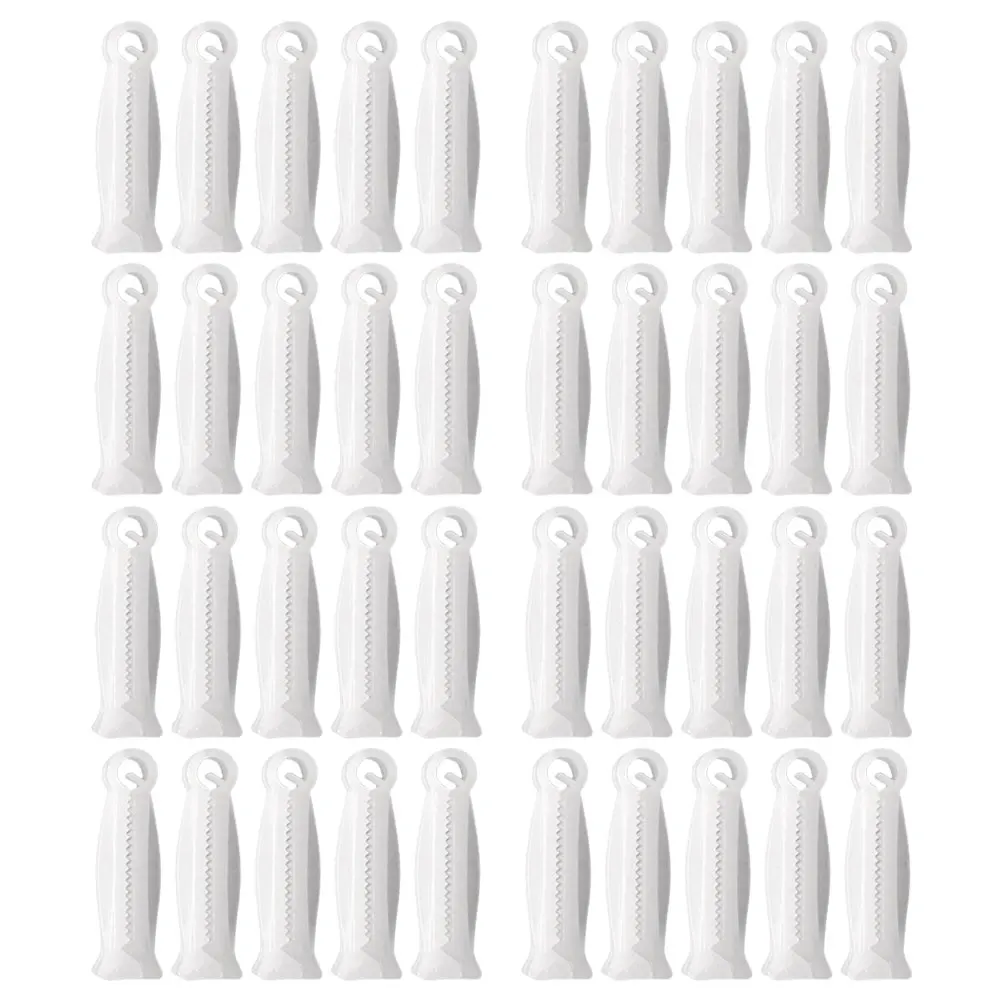 

100pcs Plastic Umbilical Cord Clamps Livestock Clips Portable Veterinary Clamp For Piglets Newborn Animals Safe Anti-Slip