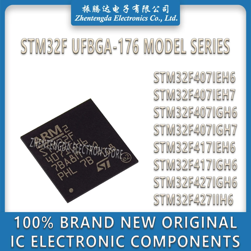 

STM32F407IEH6 STM32F407IEH7 STM32F407IGH6 STM32F407IGH7 STM32F417IEH6 STM32F417IGH6 STM32F427IGH6 STM32F427IIH6 STM32F407