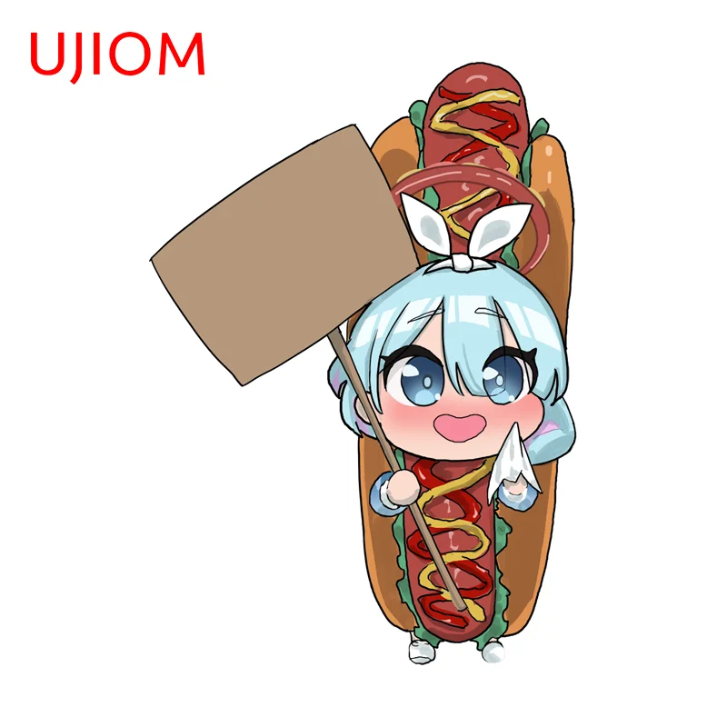 UJIOM Fashion Blue Achieve ARONA Game Peripheral Wall Sticker High Quality Premium Waterproof Decal Computer Case Home Decor