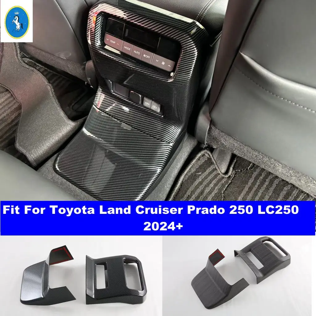 

Задний подлокотник, вентиляционное отверстие для кондиционера, рамка, накладка, аксессуары для Toyota Land Cruiser Prado 250 LC250 2024 2025