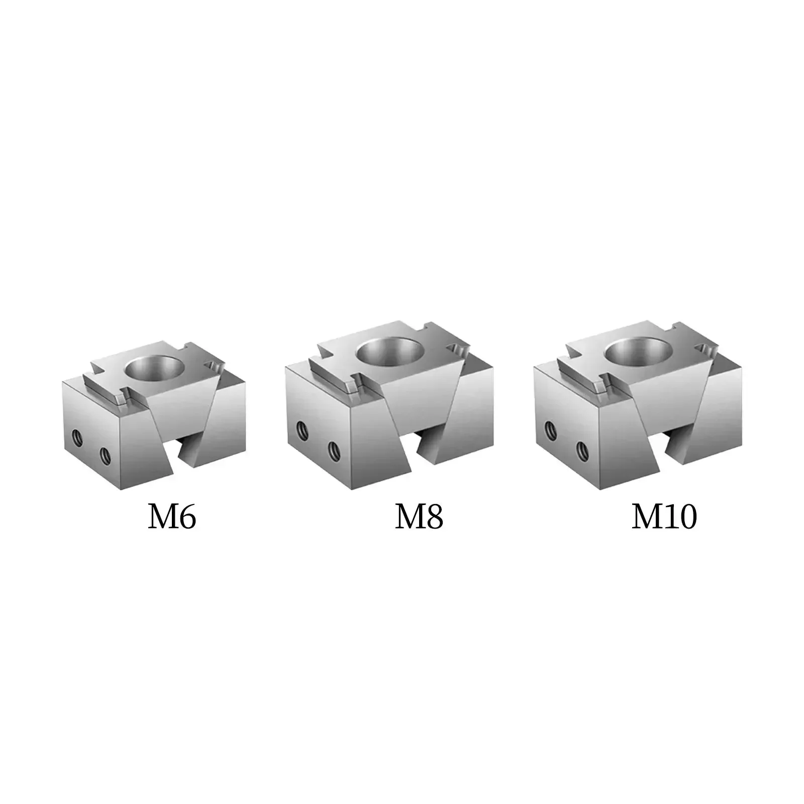 Imagem -03 - Dispositivo Elétrico Braçadeira de Mesa Multistation Bloco de Fixação Lateral Ajustável Bloco de Braçadeira Fixa para Modelo Soldado m6 m8 M10 M12 M14 16 ok