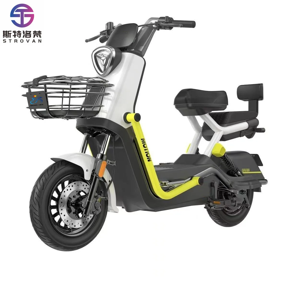 Elektrisches City-Bike Scooter mit Vorderrad-Scheibenbremse, Große Reichweite, Bestseller, Leistungsstarkes Fahrrad mit Motorunterstützung für Erwachsene
