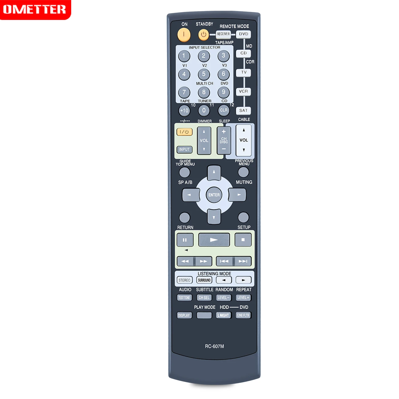 New RC-607M Remote Control For Onkyo AV Receiver TX-SR503 TX-SR8350 TX-SR503E