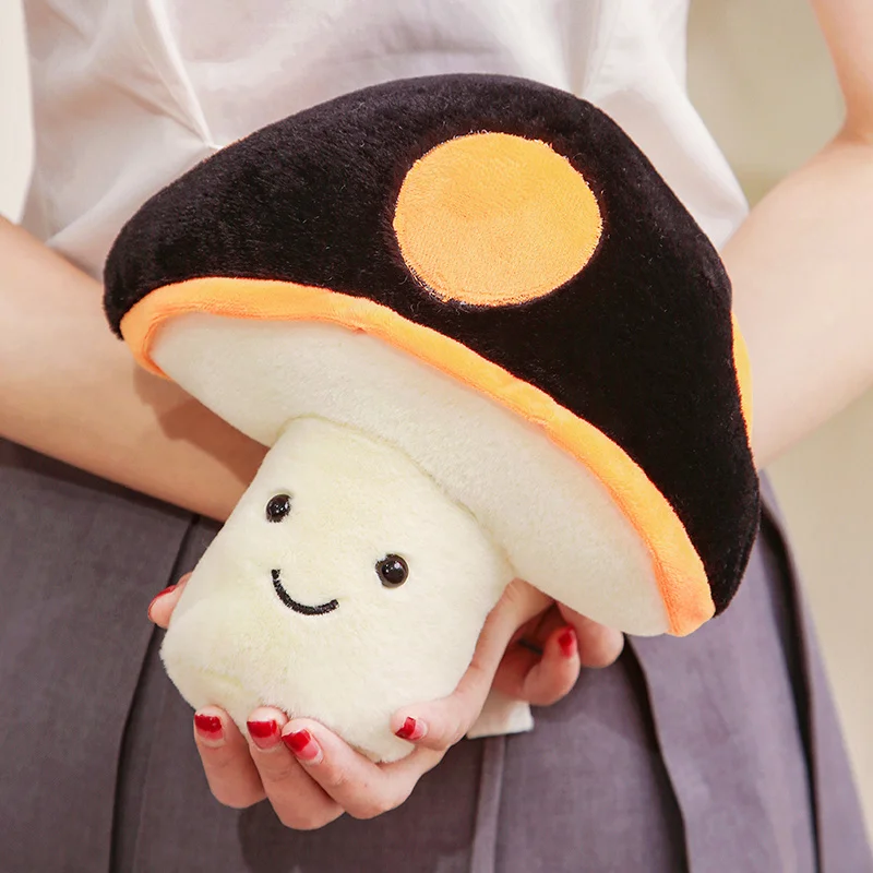 Mushroom Plush Toys Cute Mushroom Plushie Stuffed Plants Kawaii Soft Pillows Home Decor Kids Gift Red Pink  Blue Mushroom Doll