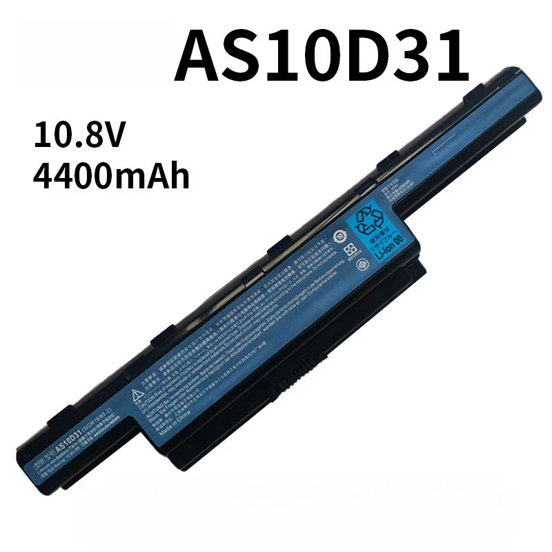4400mAh  Laptop Battery Compatible with Acer AS10D31 AS10D41 AS10D51 AS10D61 AS10D71 AS10D75 AS10D81 For Acer 4741 Series