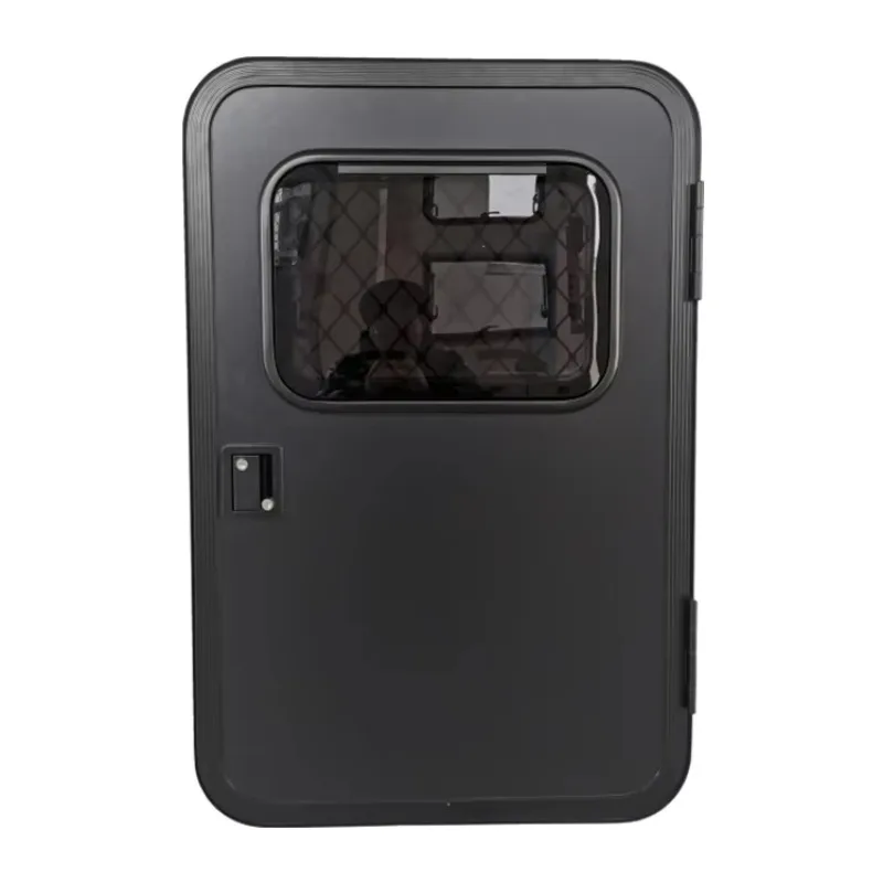 650-900mm Aluminum Alloy Door Frame Single Point Lock Door For Trailer RV Caravan