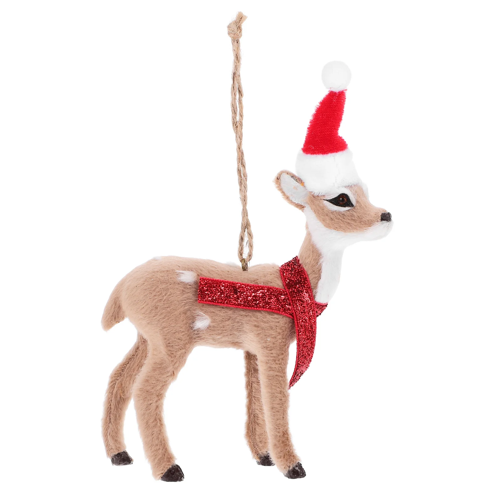 

Christmas Elk Hanging Ornament Sturdy Xmas Tree Decoration Hanging Rope Party Decor Indoor Outdoor Xmas Tree Ornament