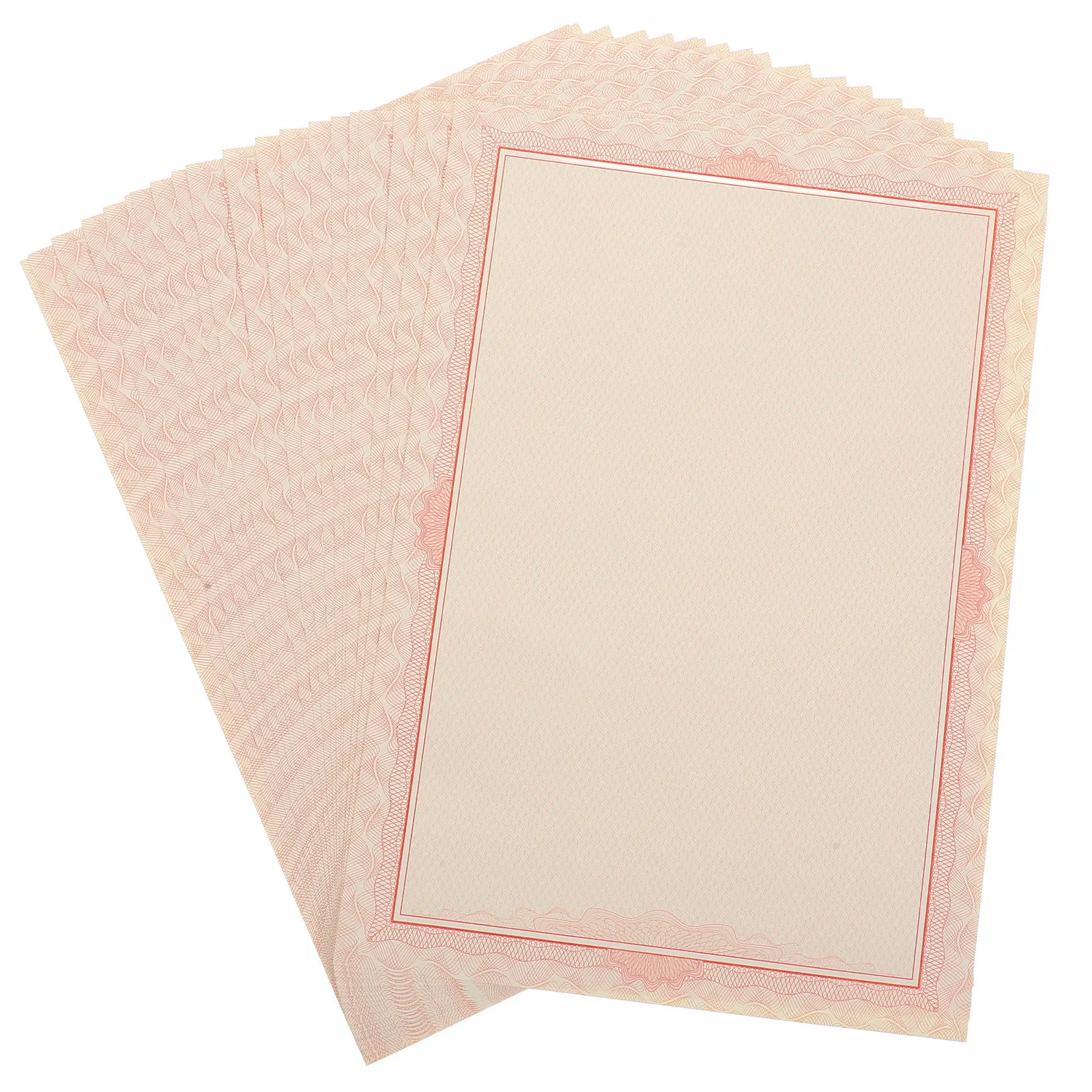 20 قطعة ورق شهادة A4 صفحات داخلية فارغة قابلة للطباعة جائزة دبلوم استئناف القرطاسية المدرسية ورق مستندات لاستخدام الطابعة #4