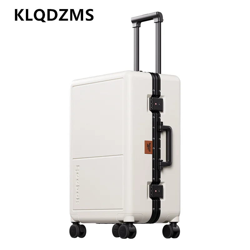 KLQDZMS Handheld Travel Suitcase Boarding Box Men's Business Trolley Case 20