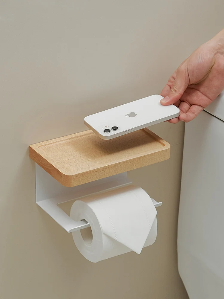 

Toilet toilet paper box without punching tissue holder Toilet