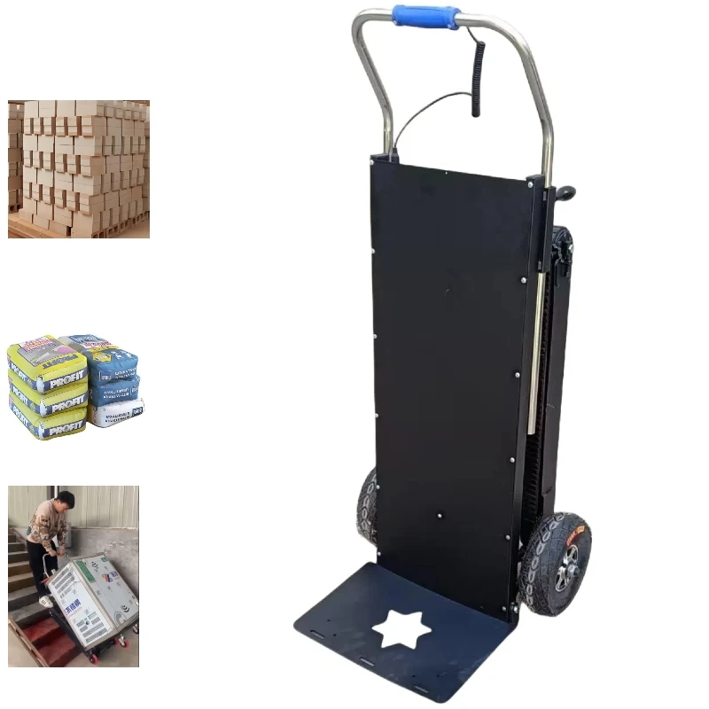 

【Hot】Electric Stair Climbing Trolley Folding Stair Climbing Shopping Carts Portable Stair Climbing Folding Cart