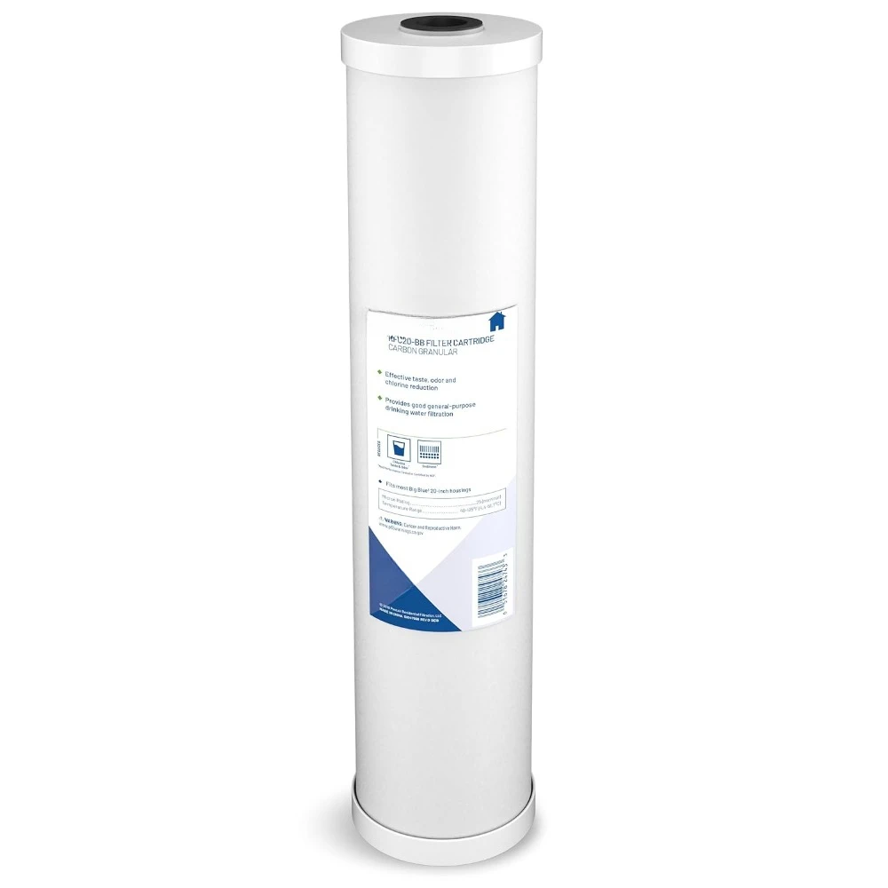 RFC-20BB Big Blue Carbon Water Filter, Radial Flow Carbon Replacement Cartridge, 20