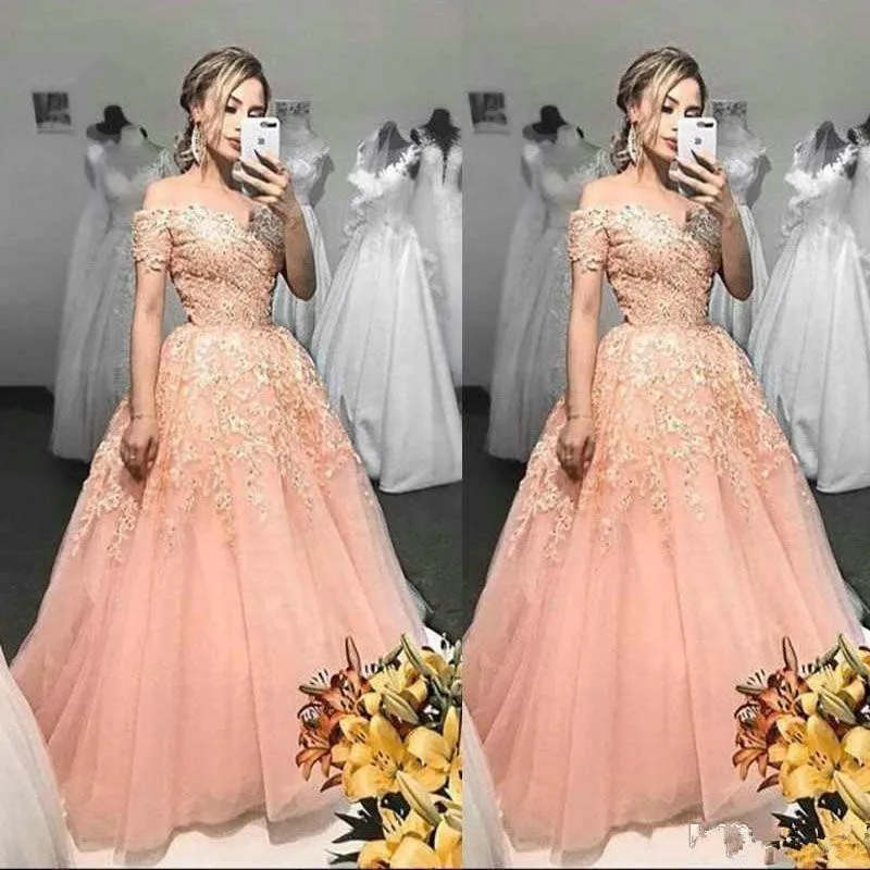 Angelsbridep Short Sleeves Apliques Ball Gown 15 Year Old Dress For Young Quinceanera Dresses Off Shoulder Evening Party Dress