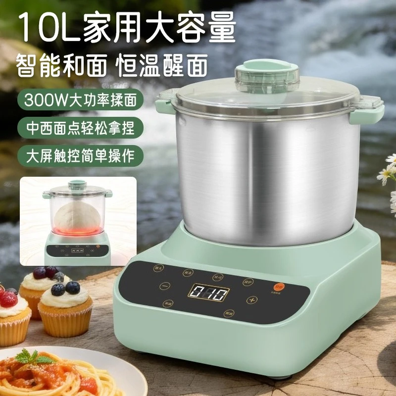 10L Large Capacity Dough Mixer Household Automatic Multi-function Fermentation Mixer