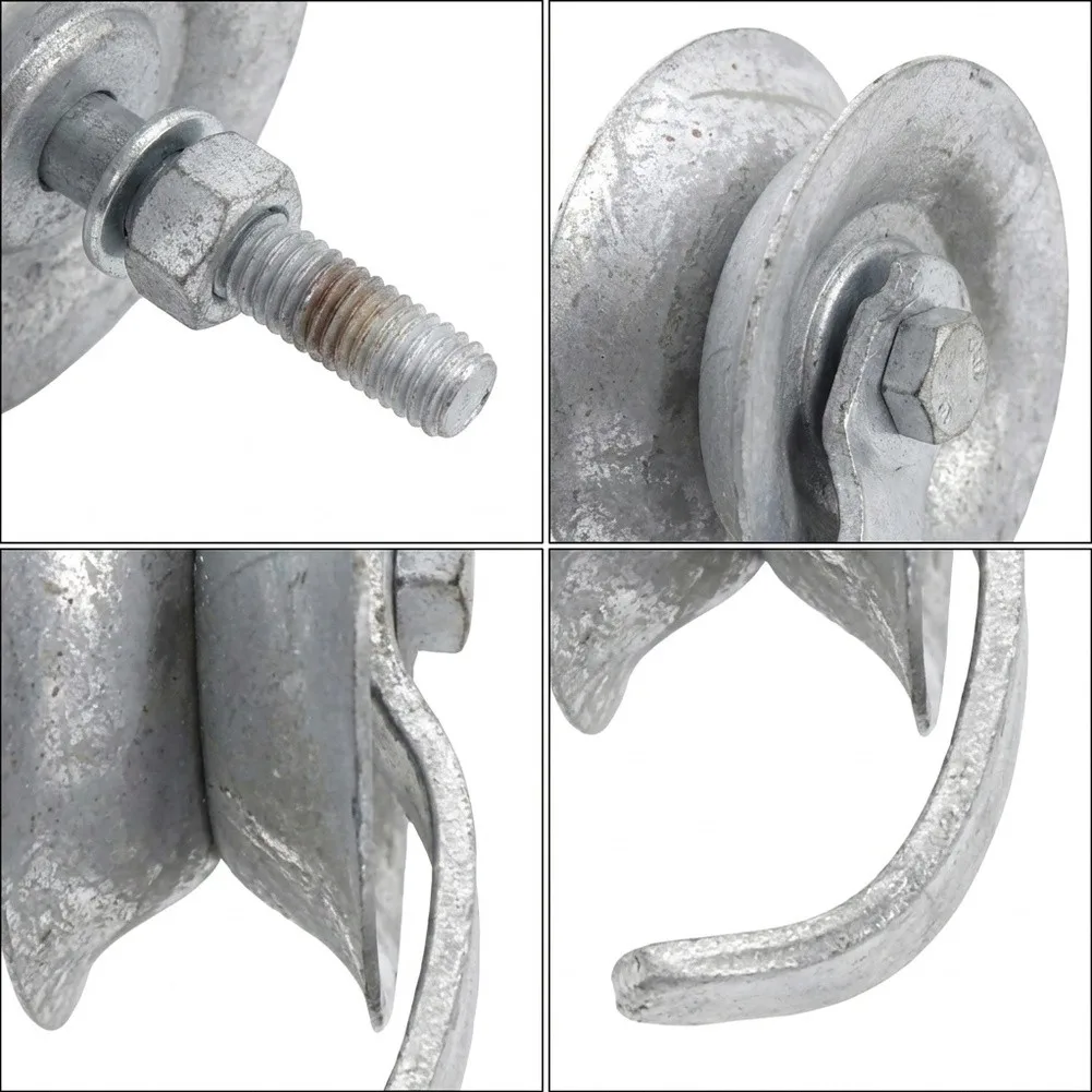 Galvanized Steel Gate Track Roller Designed for 1 5/8 O.D. Pipe Track to Support and Light Duty Gate Installations