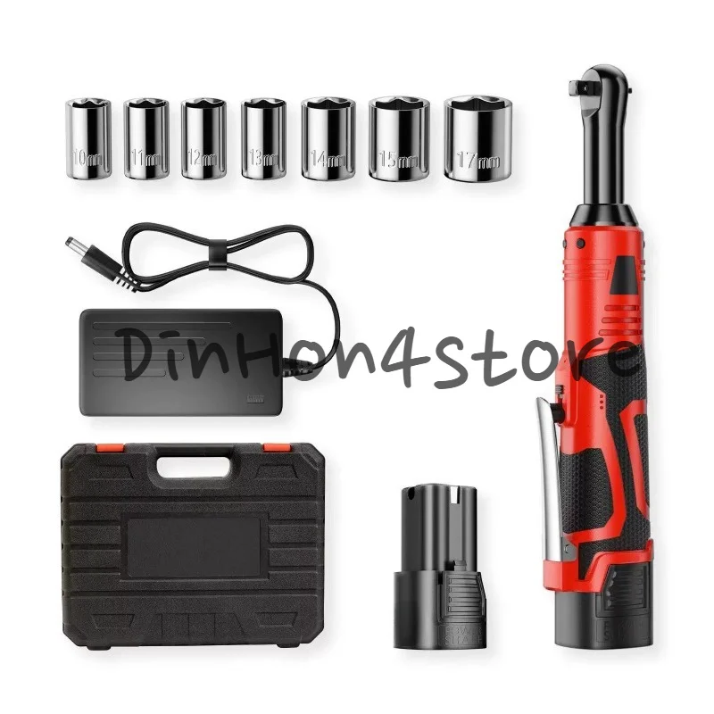 Lithium battery ratchet wrench Amazon 90 degree right angle wrench